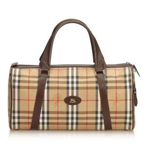 Vintage Burberry Duffle Boston SpeedyBag